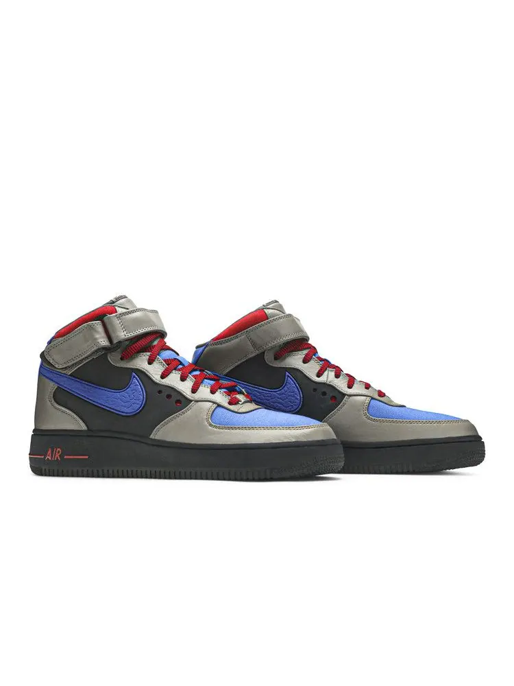 Кроссовки Nike Air Force Mid Supreme Wp — изображение 9 из 9, серый-синий