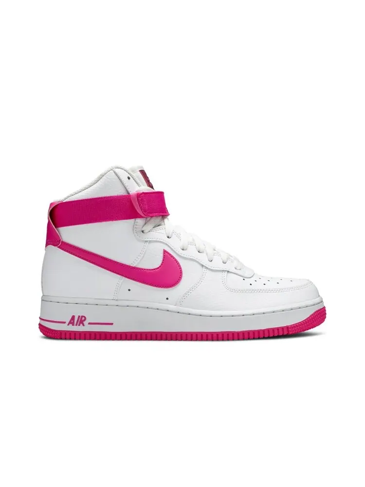 Кроссовки Nike Wmns Air Force 1 High 'White Fuchsia' — изображение 1 из 4, розовый