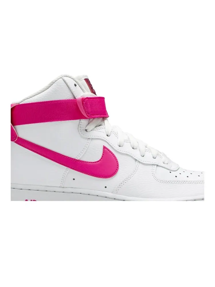 Кроссовки Nike Wmns Air Force 1 High 'White Fuchsia' — изображение 2 из 4, розовый