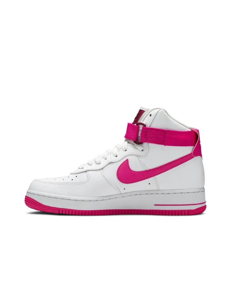 Кроссовки Nike Wmns Air Force 1 High 'White Fuchsia' — изображение 3 из 4, розовый