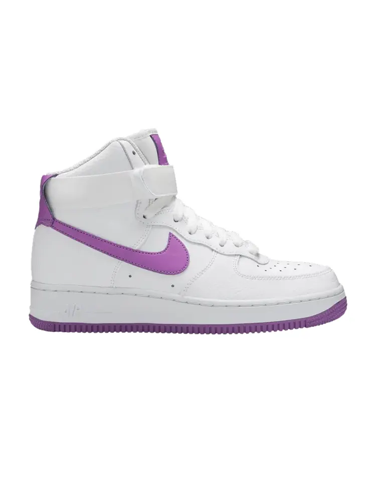 Кроссовки Nike Wmns Air Force 1 High 'White Dark Orchid' — изображение 1 из 9, белый/темный/белый