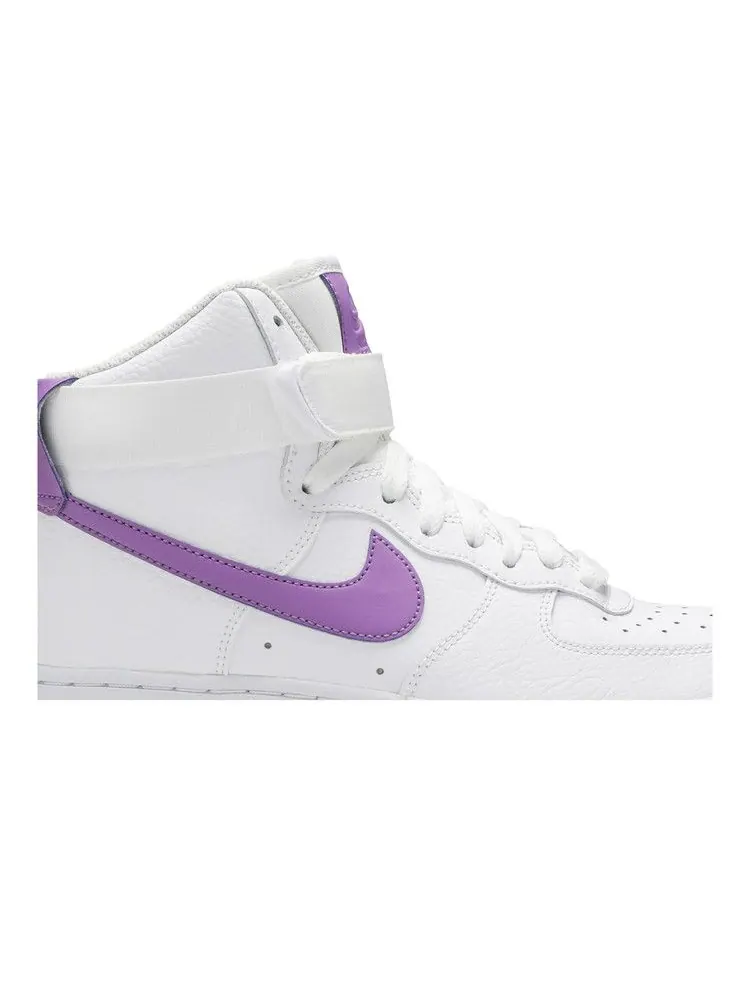 Кроссовки Nike Wmns Air Force 1 High 'White Dark Orchid' — изображение 3 из 9, белый/темный/белый