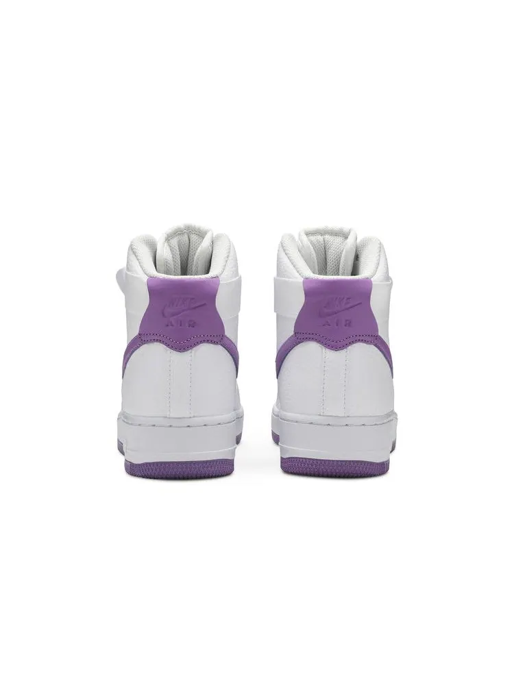 Кроссовки Nike Wmns Air Force 1 High 'White Dark Orchid' — изображение 7 из 9, белый/темный/белый