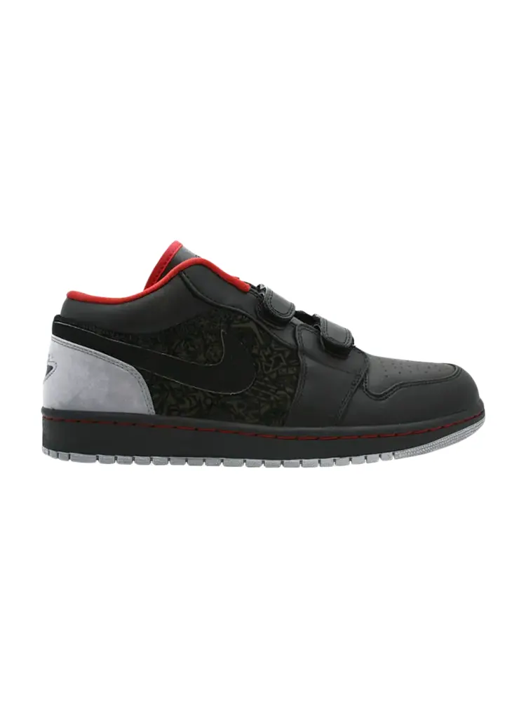 Кроссовки Air Jordan 1 Low Velcro 'Stealth' — изображение 1 из 1, черный