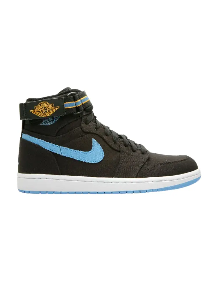 Кроссовки Air Jordan 1 High Strap 'Blue White' — изображение 1 из 1, черный