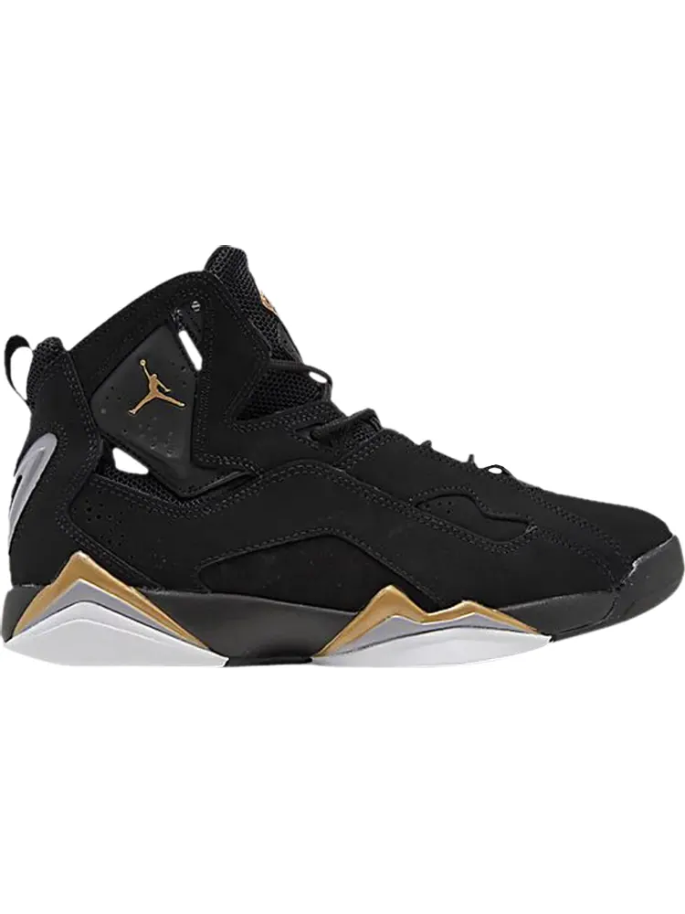 Кроссовки Jordan True Flight Black Metallic Gold — изображение 1 из 1, черный