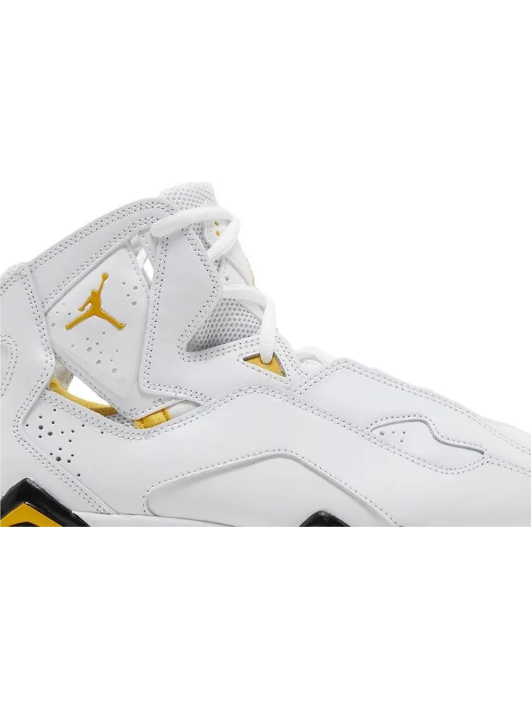 Кроссовки Jordan True Flight 'White Yellow Ochre' — изображение 2 из 4, белый