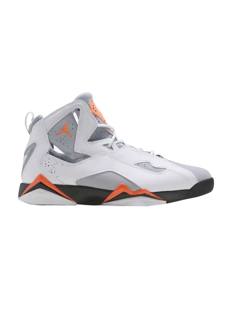 Кроссовки Air Jordan Jordan True Flight 'Wolf Grey Orange' — изображение 1 из 1, белый/оранжевый/серый