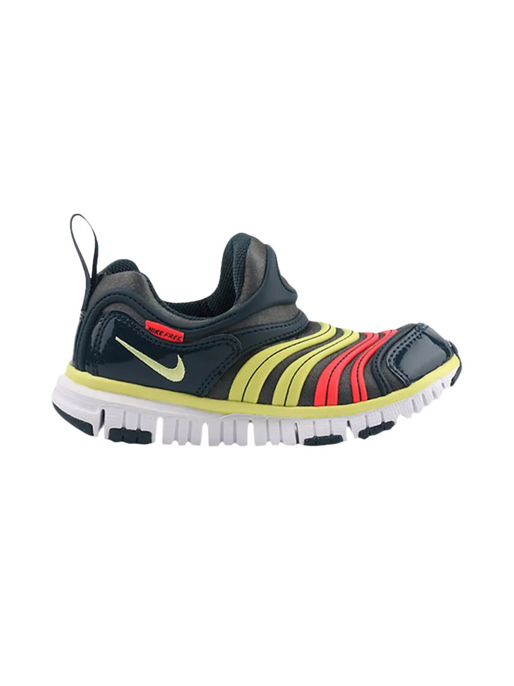 Кроссовки Nike Dynamo Free PS — изображение 1 из 1, серый/желтый/красный