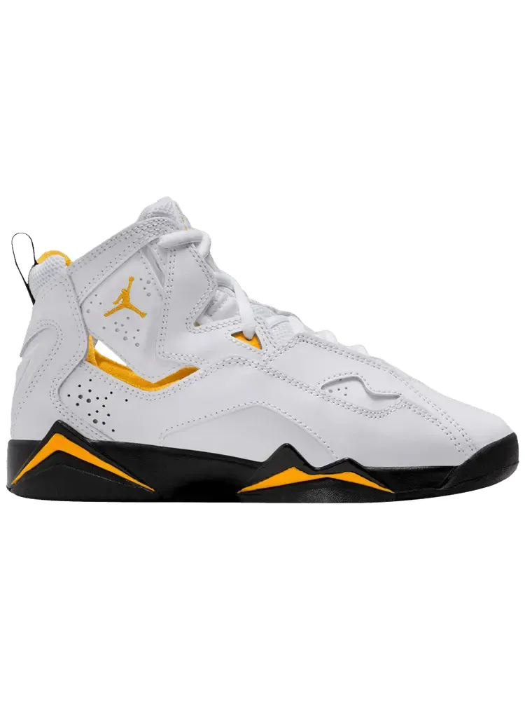 Кроссовки Air Jordan Jordan True Flight GS 'White Yellow Ochre' — изображение 1 из 1, белый
