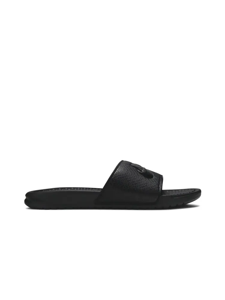 Кроссовки Nike Benassi JDI Slide 'Triple Black' — изображение 1 из 4, черный