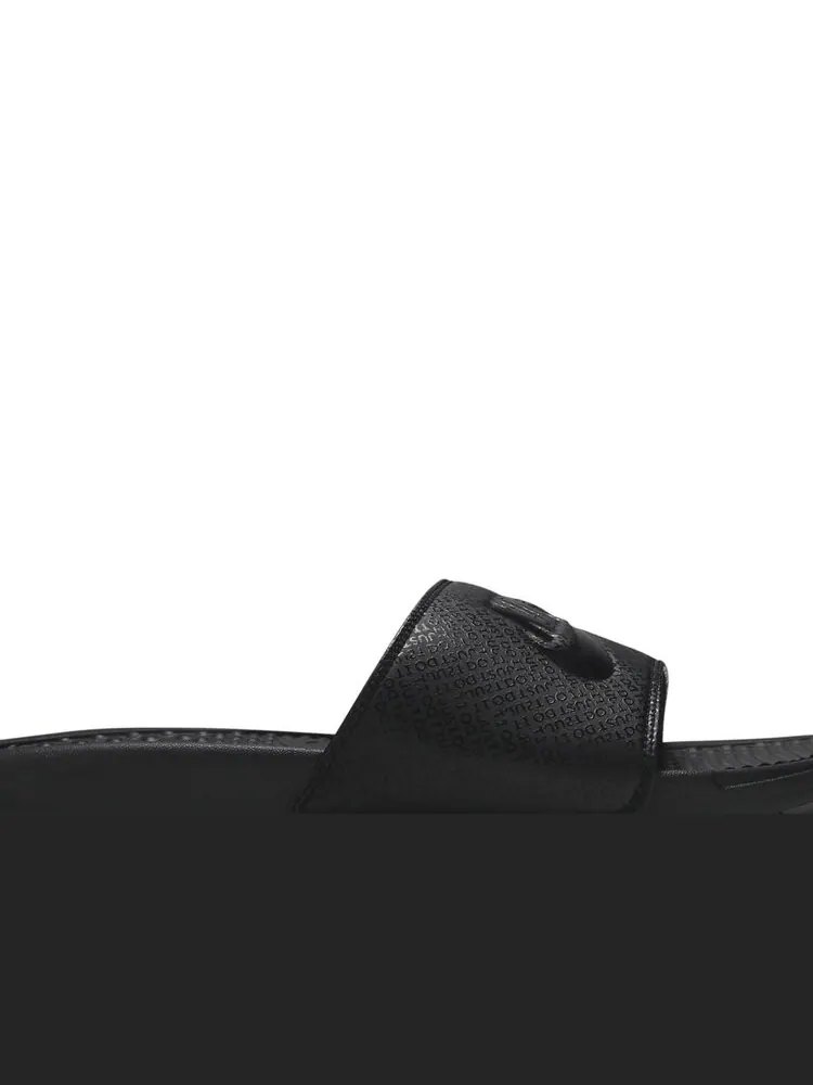 Кроссовки Nike Benassi JDI Slide 'Triple Black' — изображение 2 из 4, черный