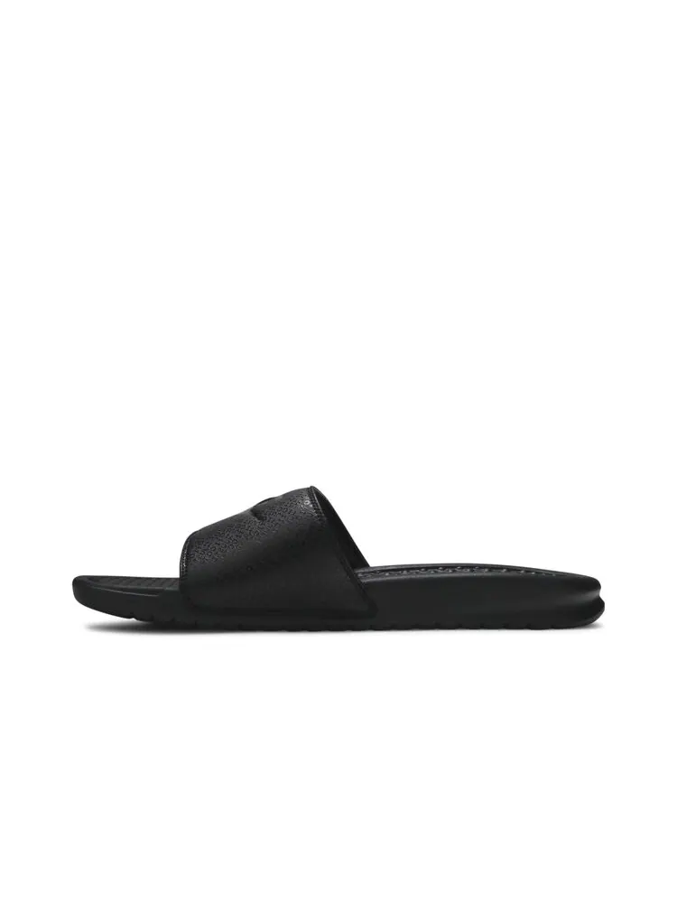 Кроссовки Nike Benassi JDI Slide 'Triple Black' — изображение 3 из 4, черный