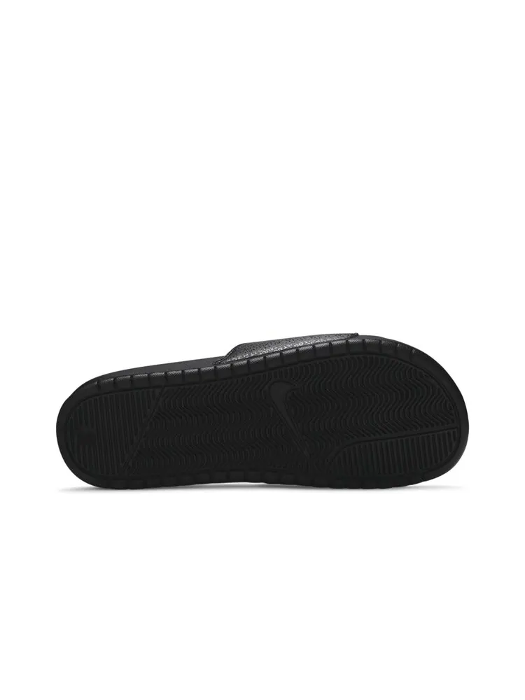 Кроссовки Nike Benassi JDI Slide 'Triple Black' — изображение 4 из 4, черный