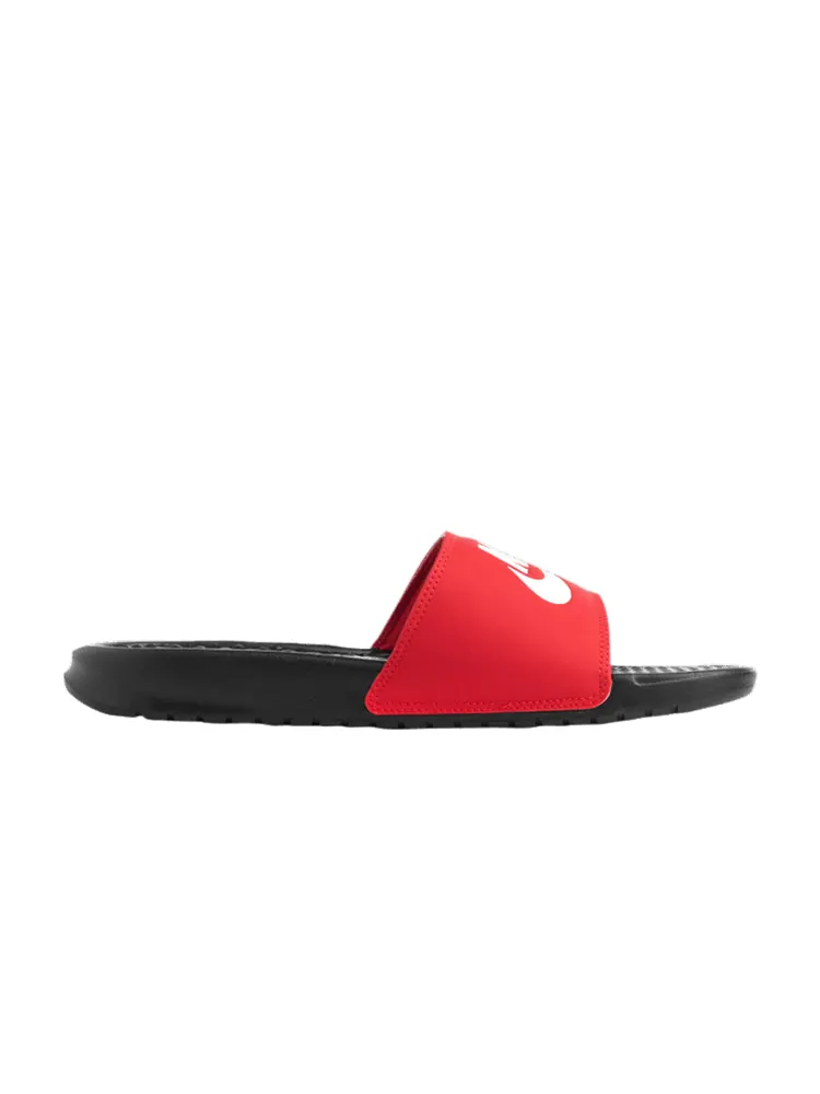 Шлепанцы Benassi JDI Slide 'Black University Red' — изображение 1 из 1, черный красный