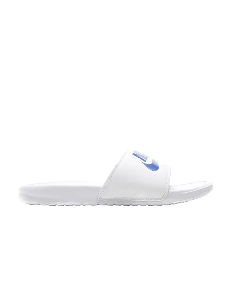 Кроссовки Nike Benassi JDI 'White Varsity Royal' — изображение 1 из 1, белый