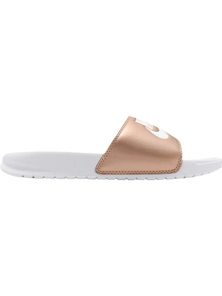 Шлепанцы Nike Wmns Benassi JDI 'Metallic Red Bronze' — изображение 1 из 1, золото
