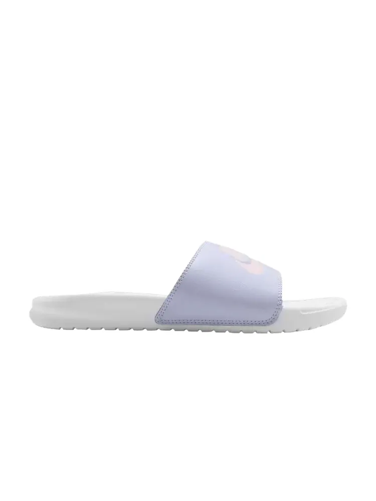 Сандалии Nike Wmns Benassi JDI Slides 'Ghost Barely Rose' — изображение 1 из 1, белый//розовый