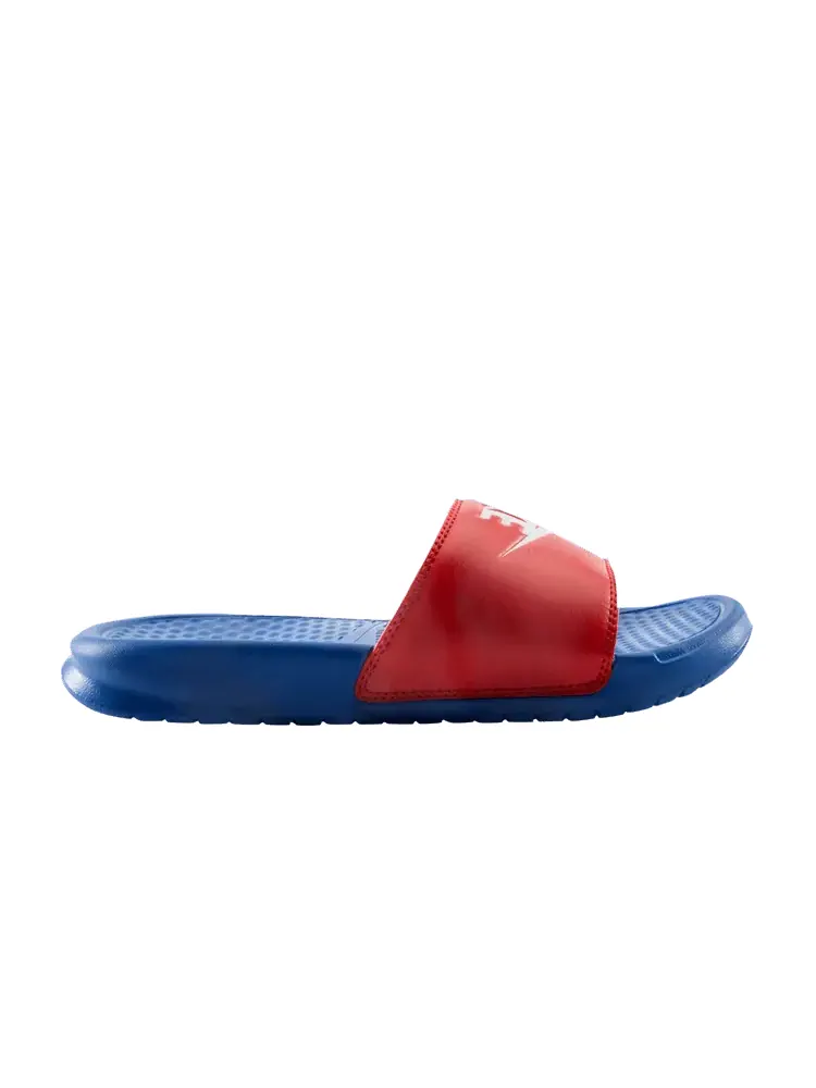Сандалии Nike Wmns Benassi JDI Slides 'Game Royal University Red' — изображение 1 из 1, красный/белый