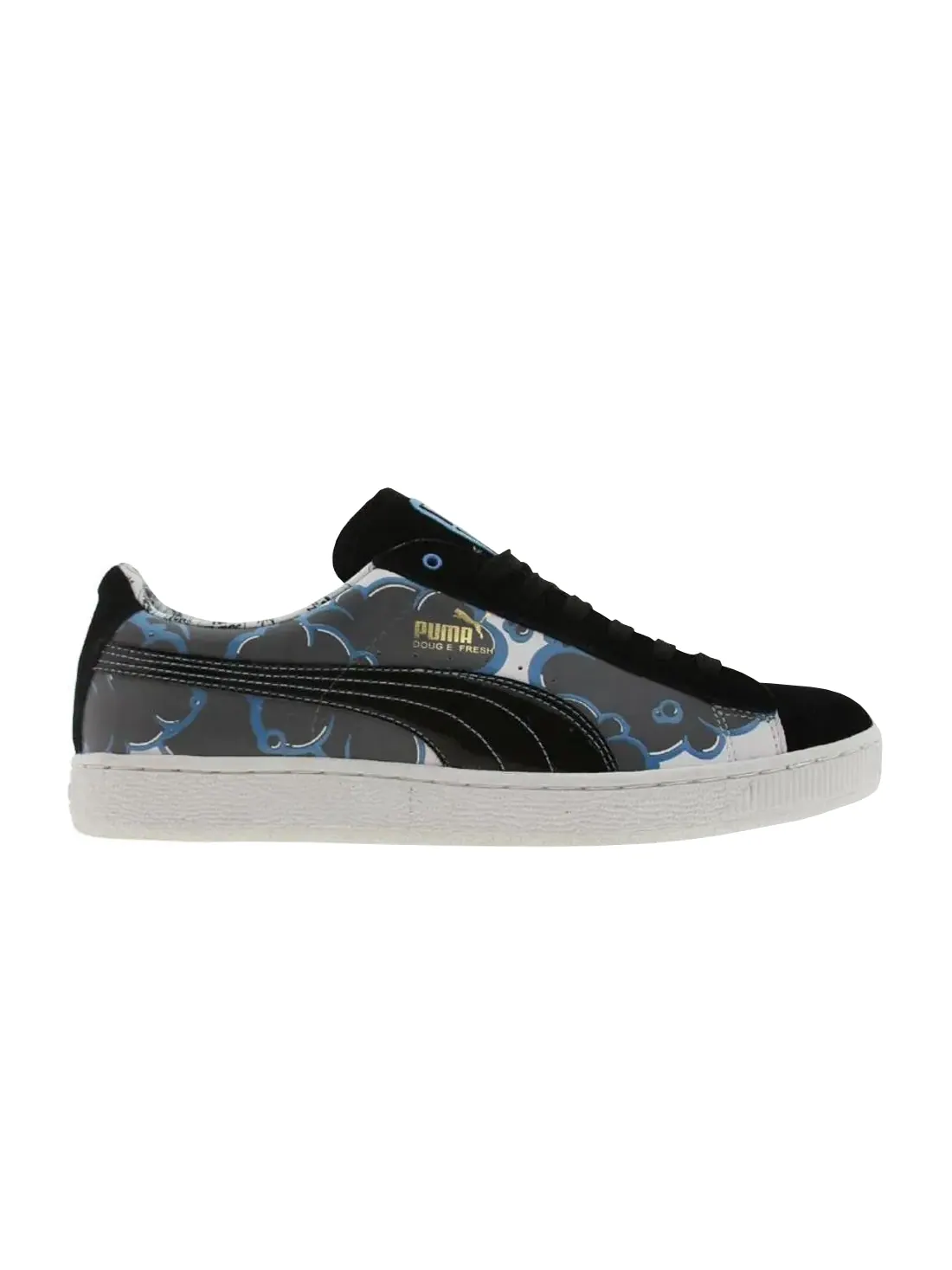 Кроссовки Doug E Fresh Suede Puma — изображение 1 из 1, черный/белый/синий