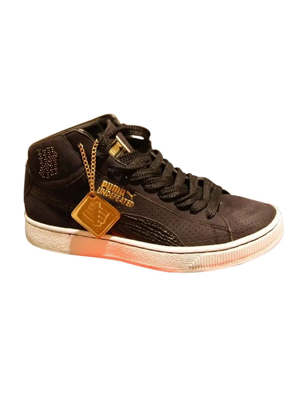 Кроссовки Undefeated x UNDFTD Mid Puma — изображение 1 из 1, черный/белый