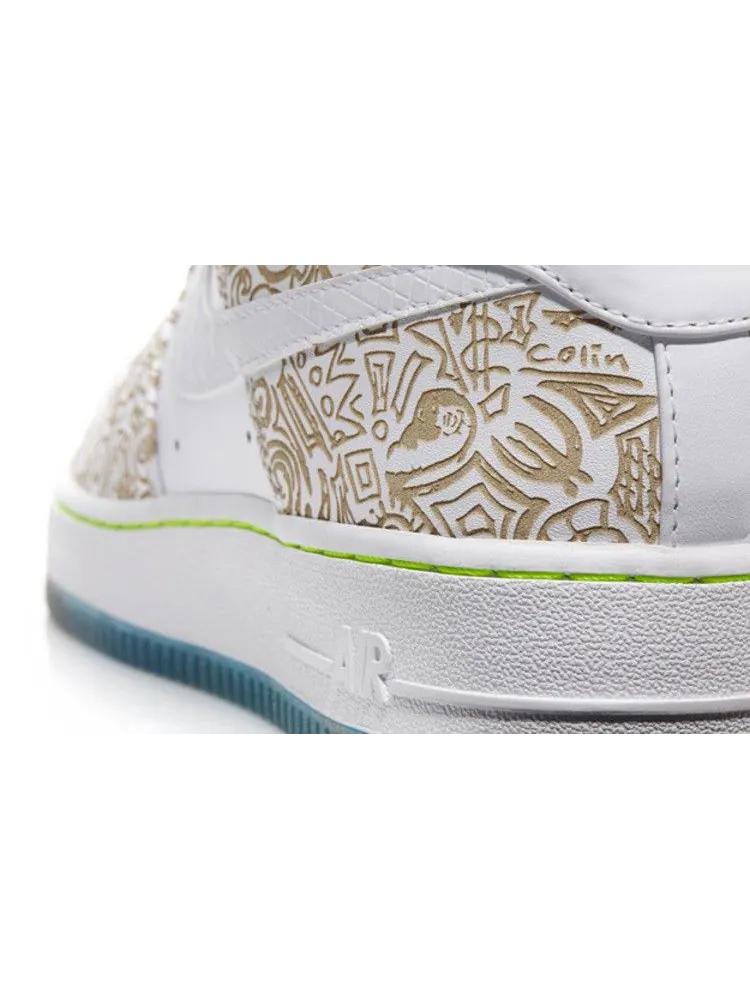 Кроссовки Nike Air Force 1 07 LE 'Doernbecher' — изображение 4 из 6, белый/белый