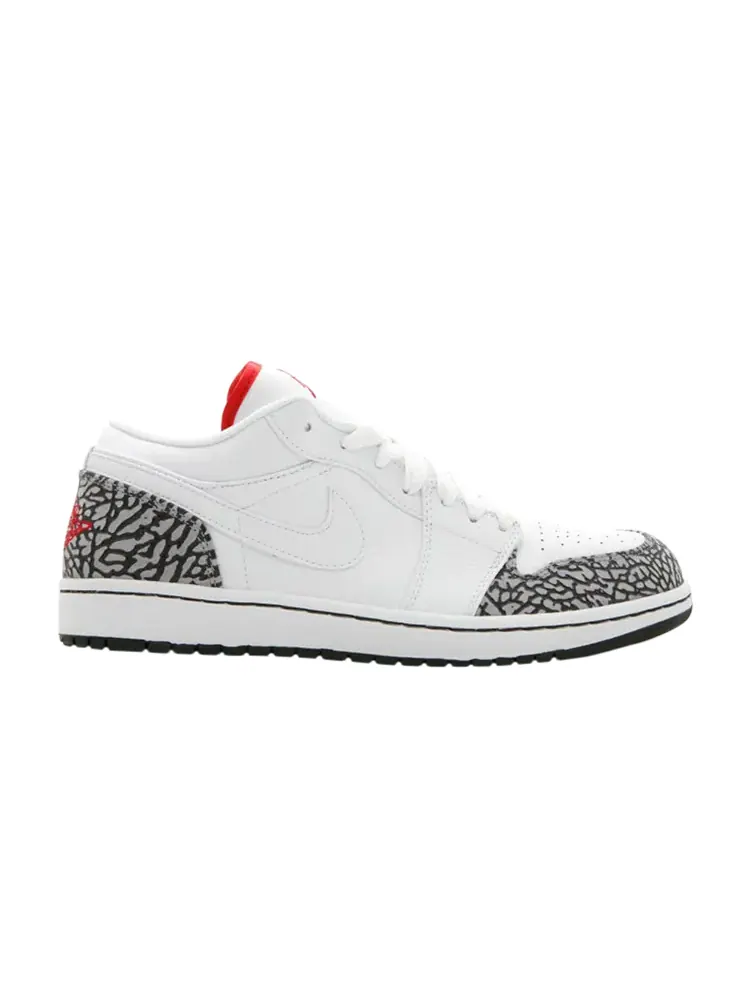 Кроссовки Air Jordan 1 Phat Low 'Cement' — изображение 1 из 1, белый