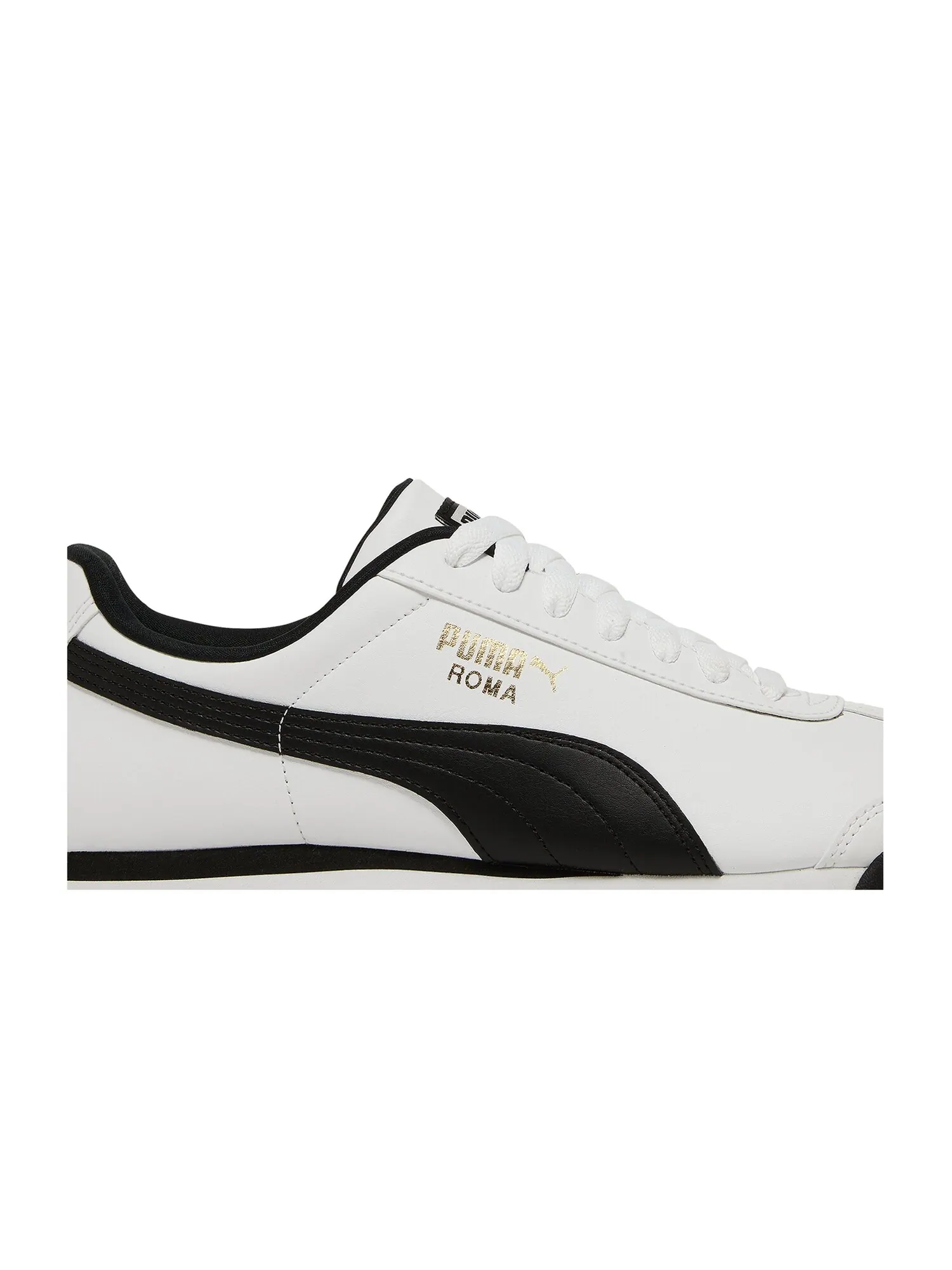 Кроссовки Roma Basic Puma — изображение 2 из 8, белый/черный