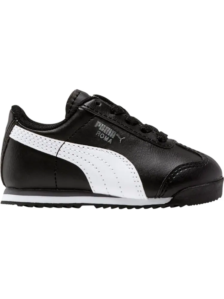 Кроссовки Puma Roma Basic Infant Black White — изображение 1 из 1, черный