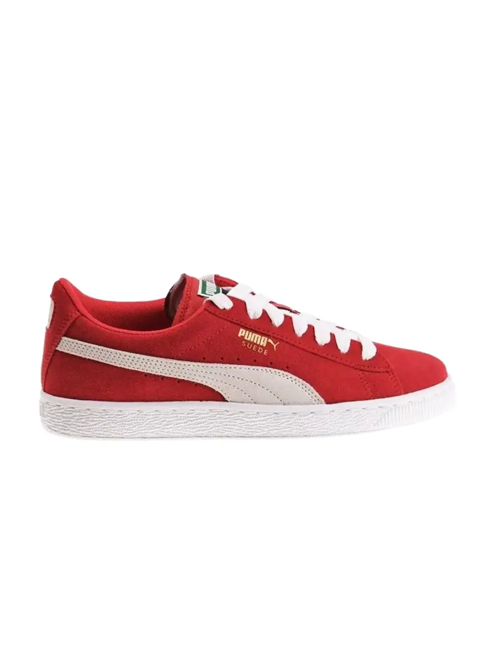 Кроссовки Suede Jr Puma — изображение 1 из 1, красный/белый