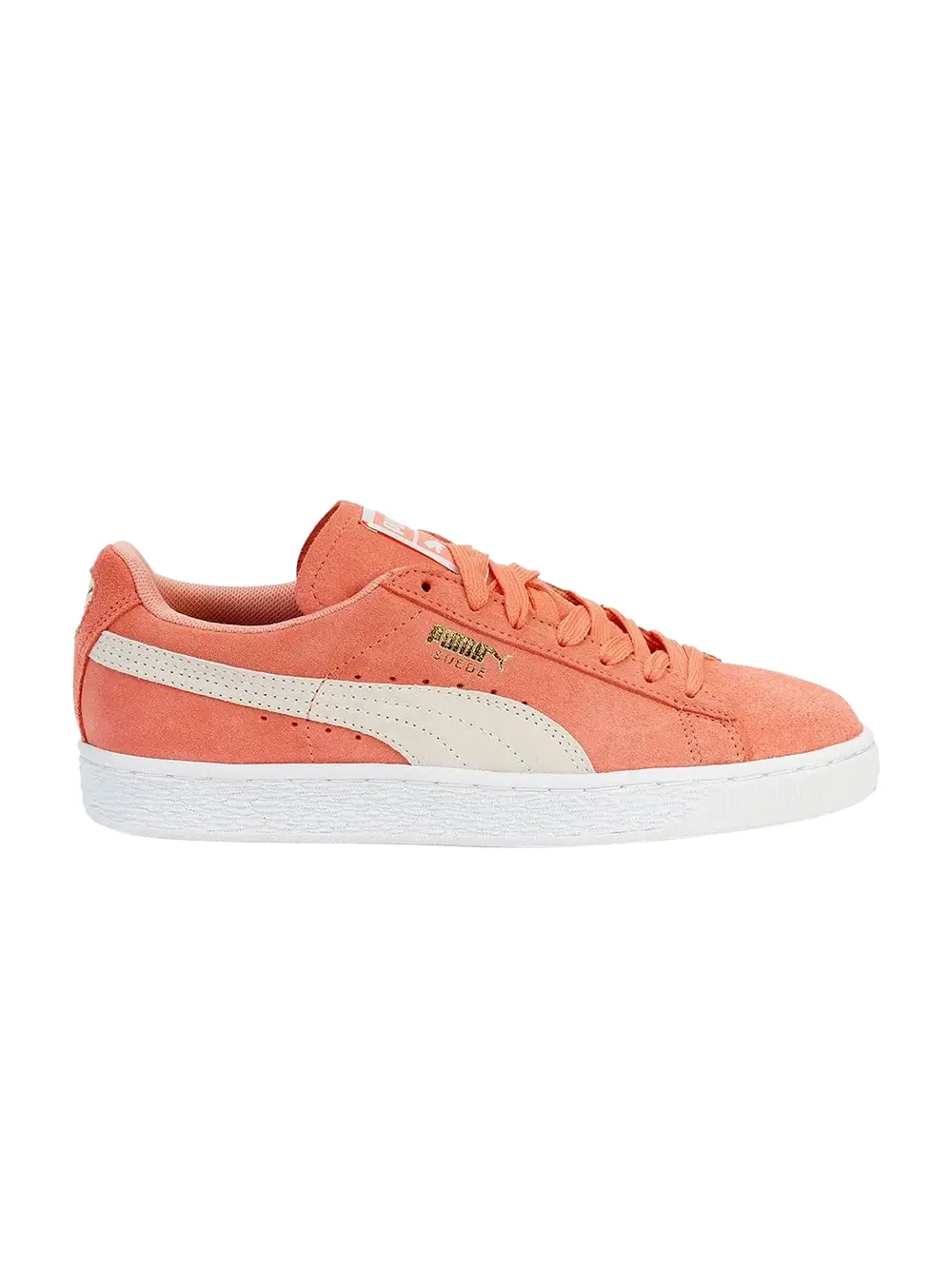 Кроссовки Wmns Suede Classic Puma — изображение 1 из 1, оранжевый//белый