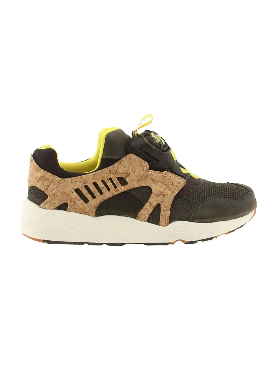 Кроссовки Disc Blaze Leather Cage Lux Opt 2 Puma — изображение 1 из 1, серый/желтый