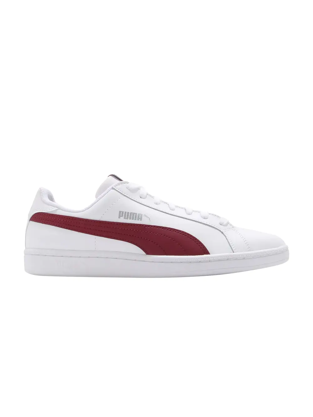 Кроссовки Smash Leather Puma — изображение 1 из 1, белый/красный