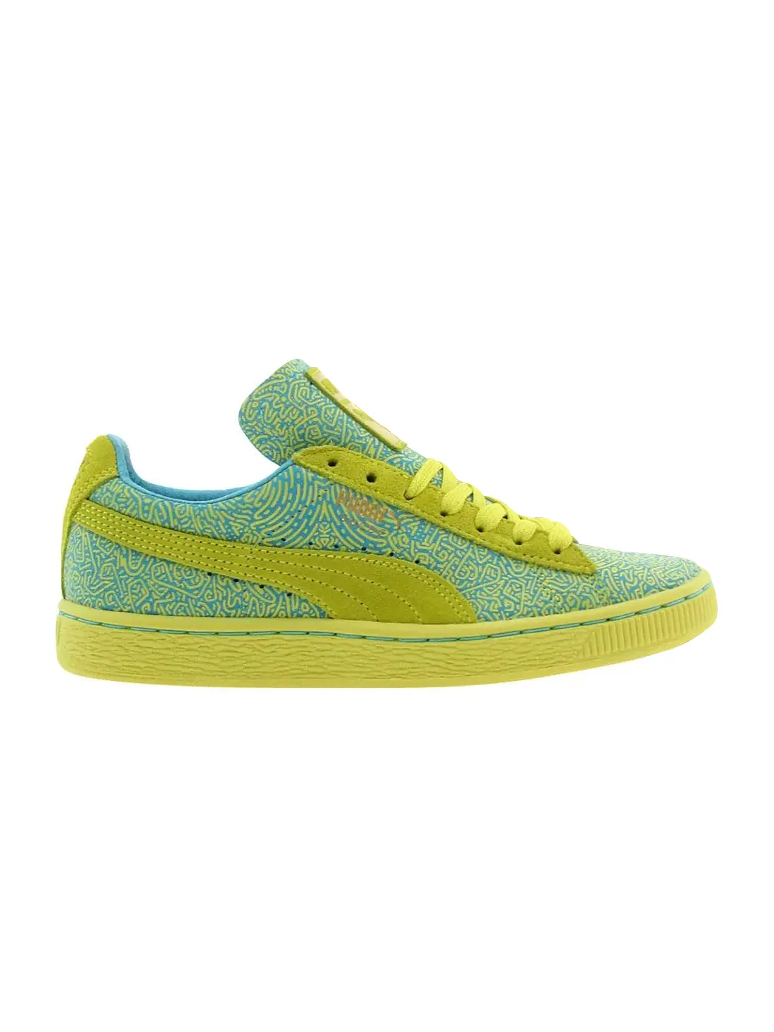 Кроссовки Solange x Suede Classic Lines Puma — изображение 1 из 1, желтый//синий