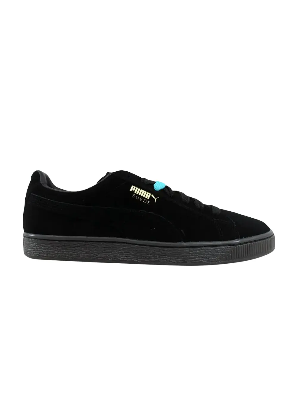 Кроссовки Suede Classic + Mono Iced Puma — изображение 1 из 1, черный/золотистый