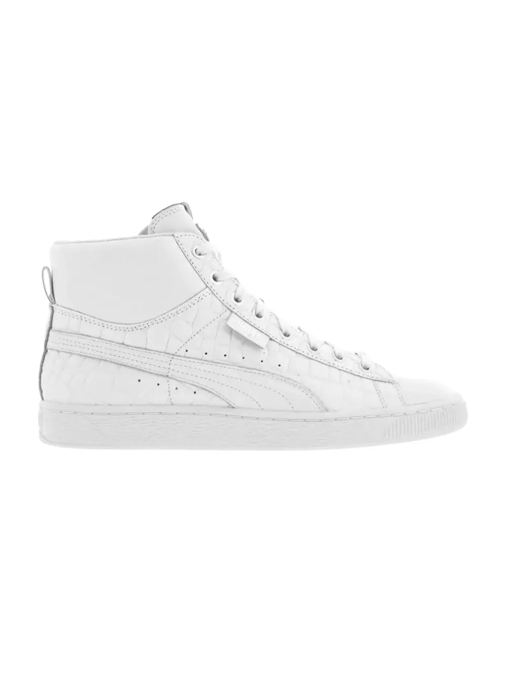 Кроссовки Wmns Basket Mid Puma — изображение 1 из 1, белый/серебристый