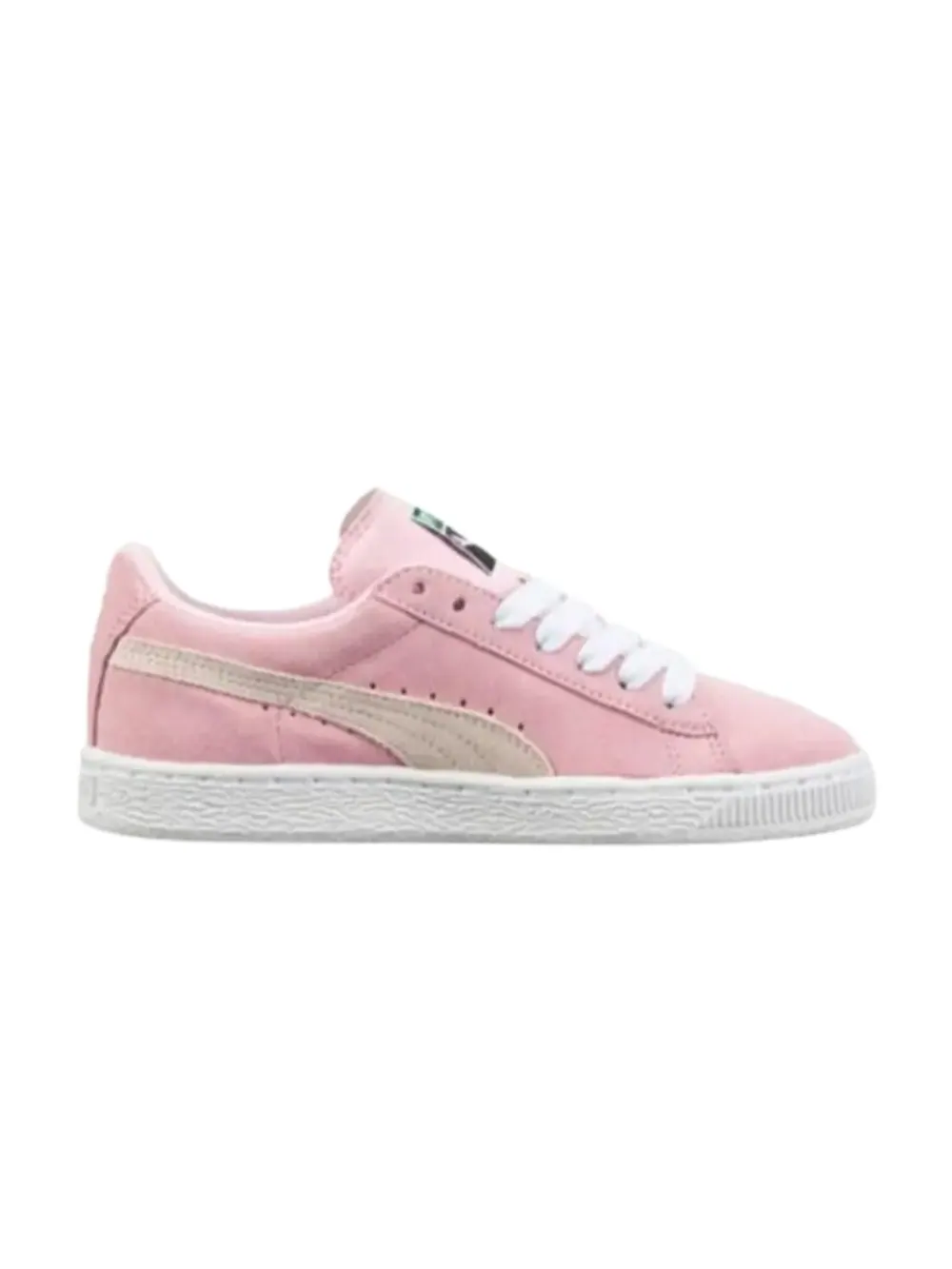 Кроссовки Suede Little Kids Puma — изображение 1 из 1, розовый/белый/золотистый
