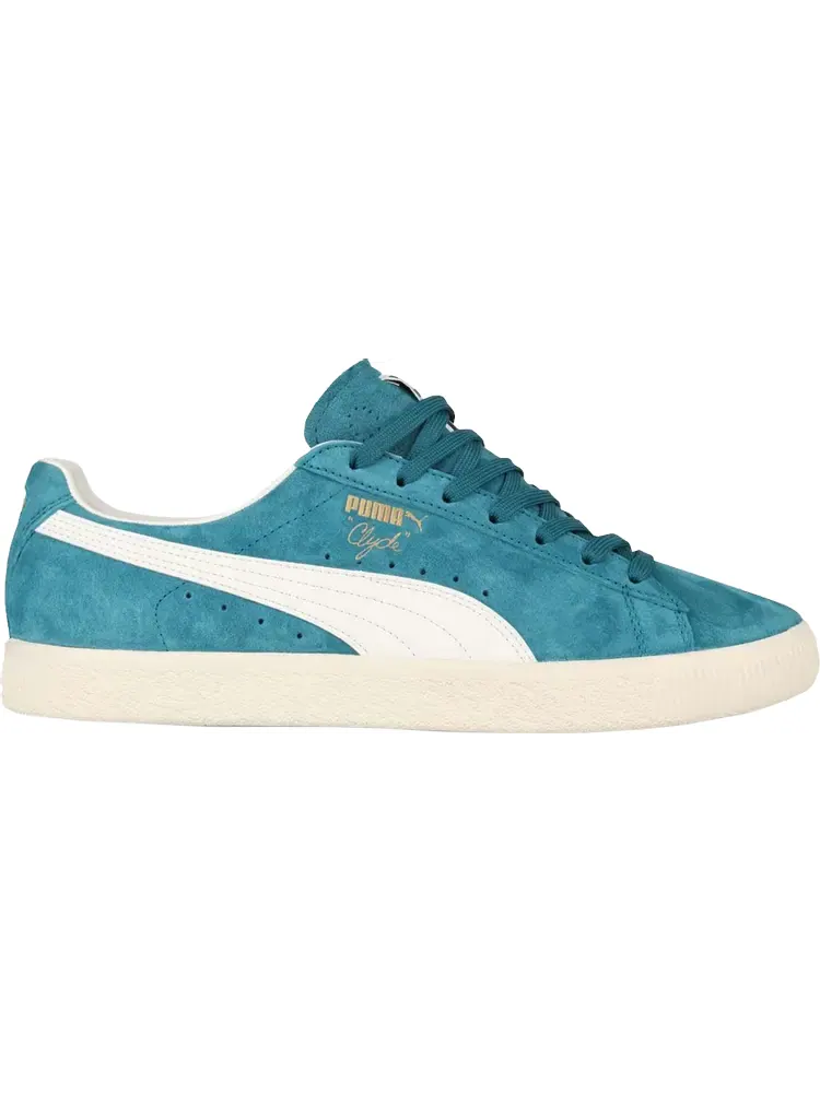Кроссовки Puma Clyde Premium Core Harbour Blue — изображение 1 из 1, синий
