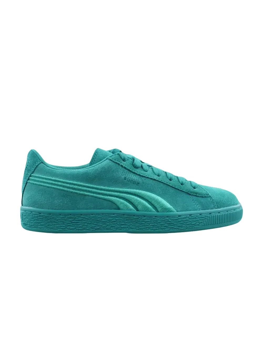 Кроссовки Suede Classic Badge Jr Puma — изображение 1 из 1, синий зеленый