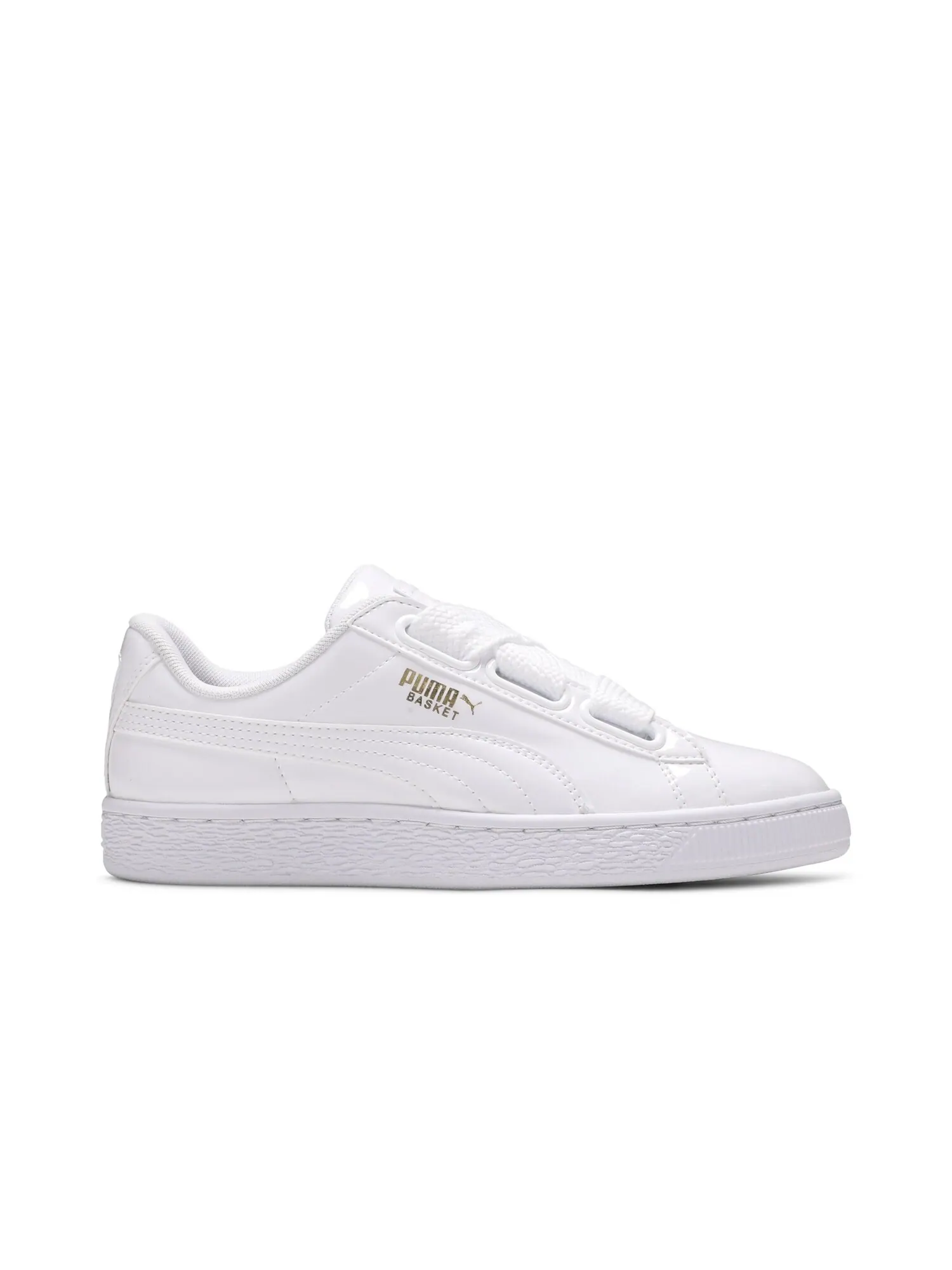 Кроссовки Wmns Basket Heart Patent Puma — изображение 1 из 8, белый/белый