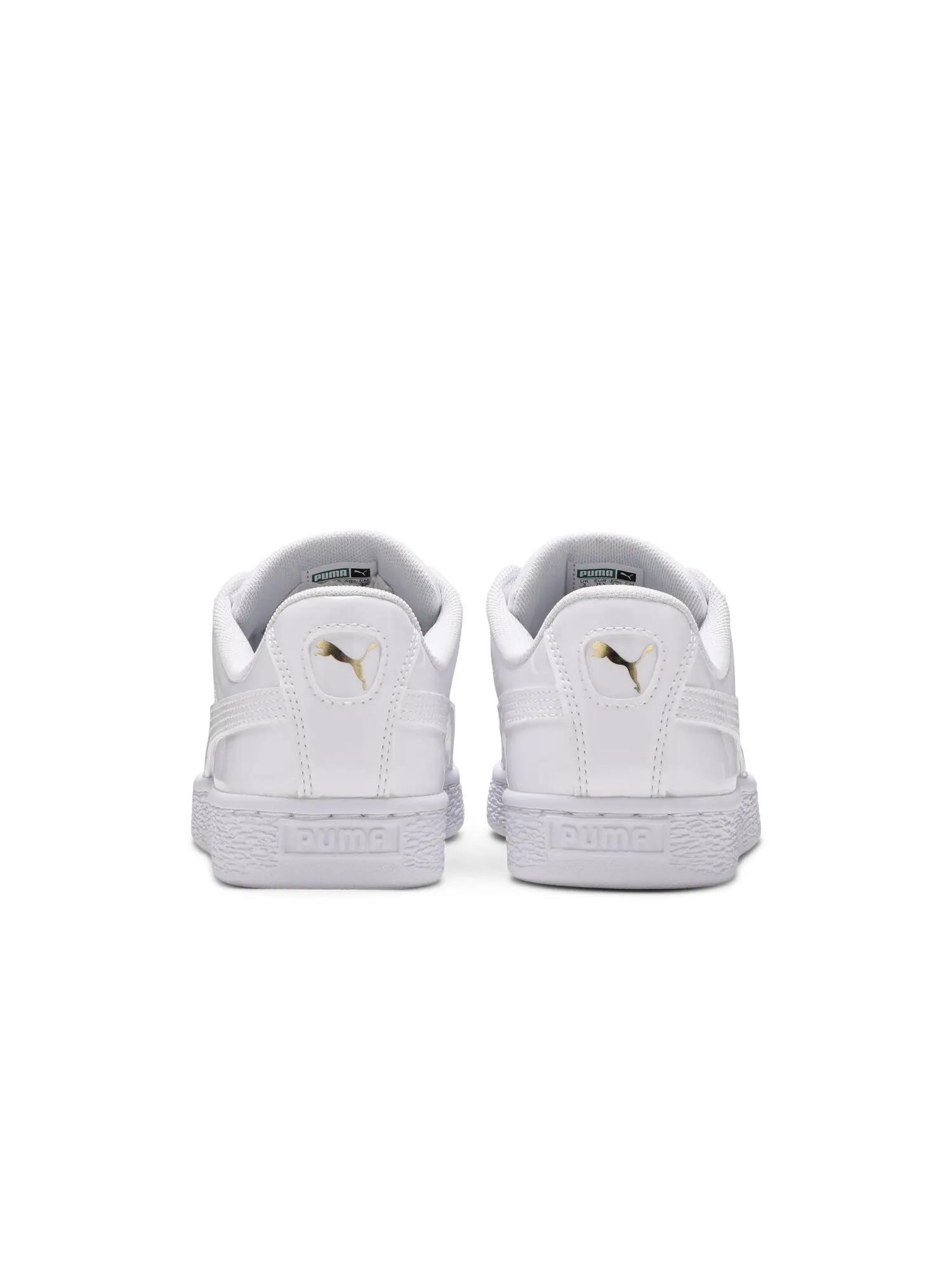 Кроссовки Wmns Basket Heart Patent Puma — изображение 6 из 8, белый/белый