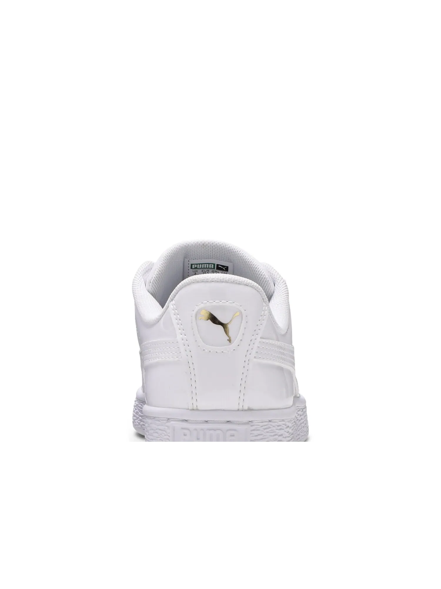 Кроссовки Wmns Basket Heart Patent Puma — изображение 7 из 8, белый/белый