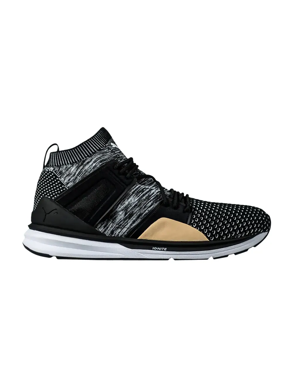 Кроссовки Blaze Of Glory Limitless HI Evoknit Puma — изображение 1 из 1, черный/хаки/белый