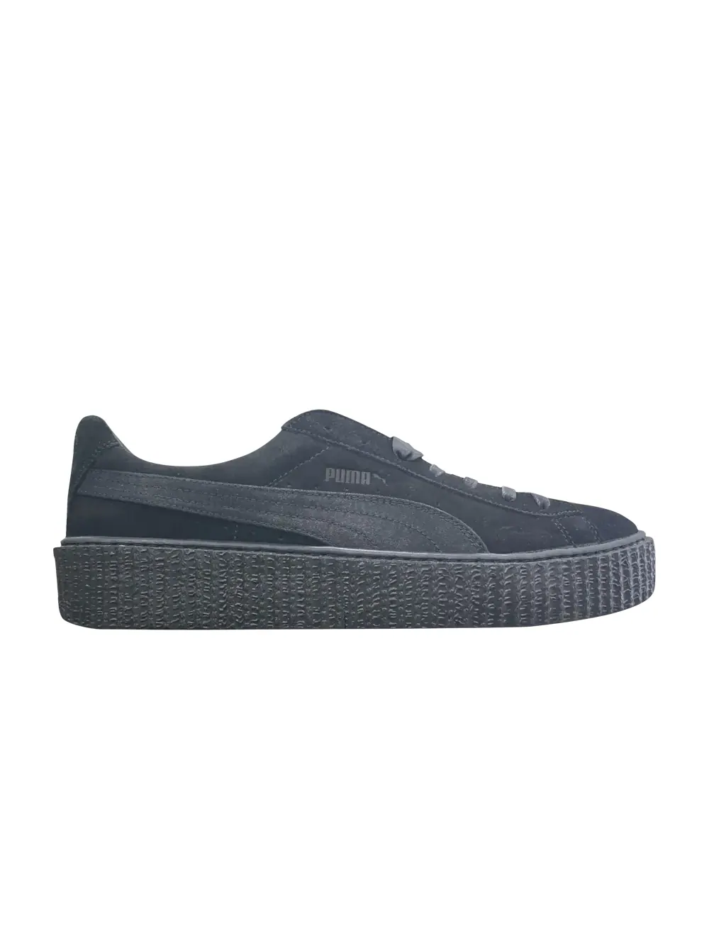 Кроссовки Fenty x Suede Creepers Satin Puma — изображение 1 из 1, черный/черный