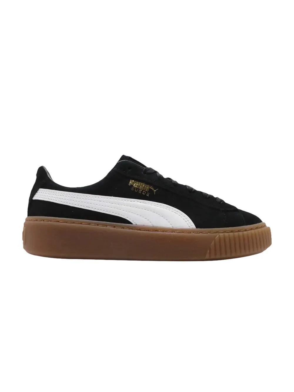 Кроссовки Wmns Suede Platform Puma — изображение 1 из 1, черный/белый