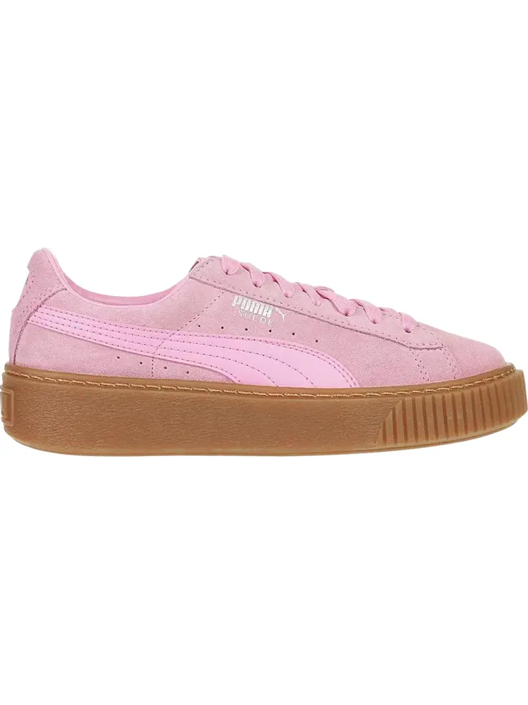Кроссовки Puma Suede Platform Jr Prism Pink — изображение 1 из 1, розовый