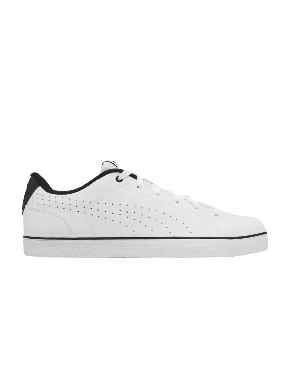 Кроссовки Court Point Vulc Perf V2 Puma — изображение 1 из 1, белый/черный