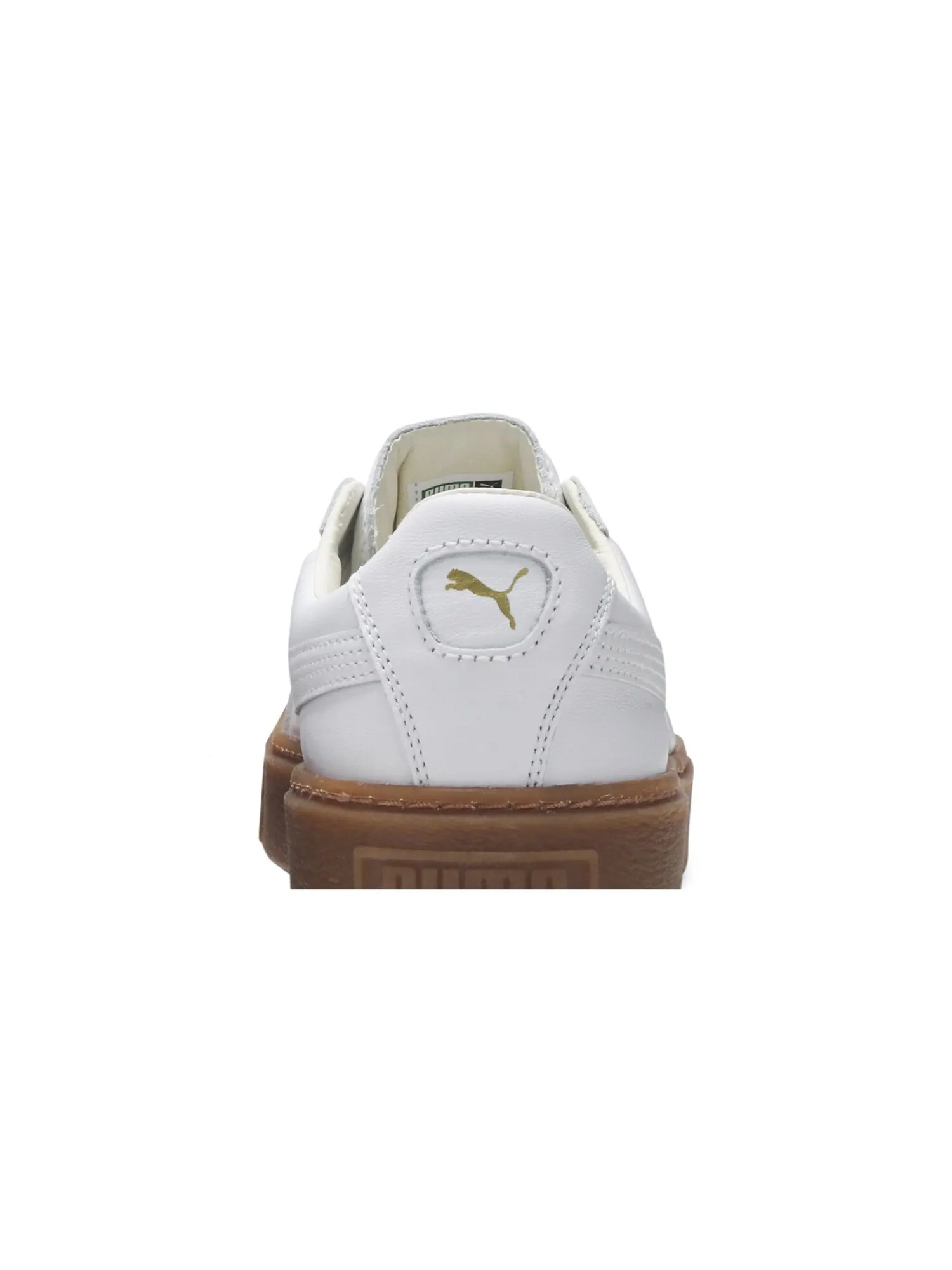 Кроссовки Wmns Basket Platform Core Puma — изображение 7 из 8, белый/белый