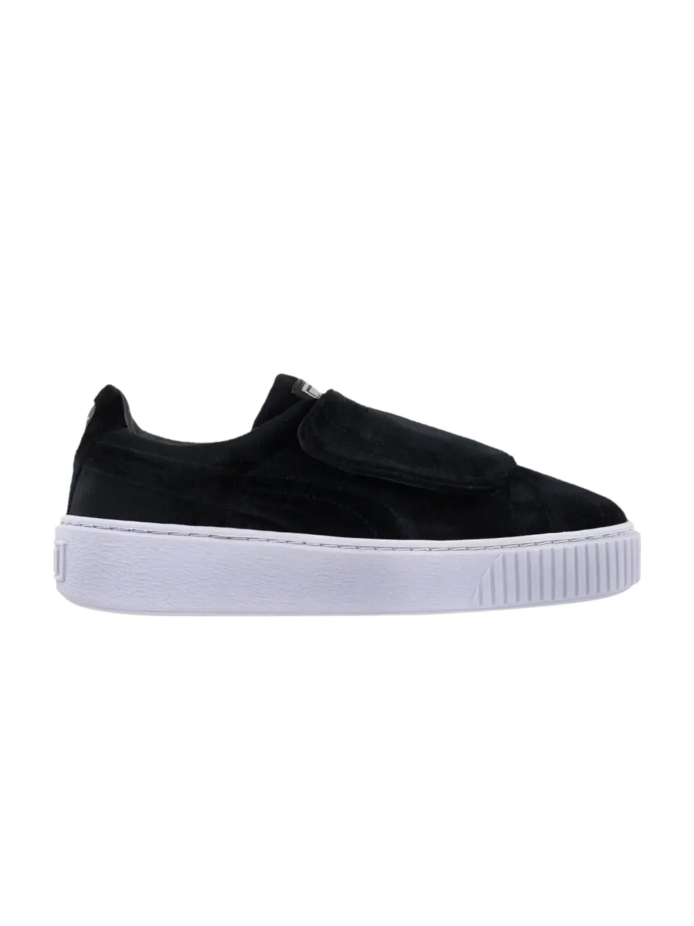 Кроссовки Wmns Basket Platform Strap Puma — изображение 1 из 1, черный/белый