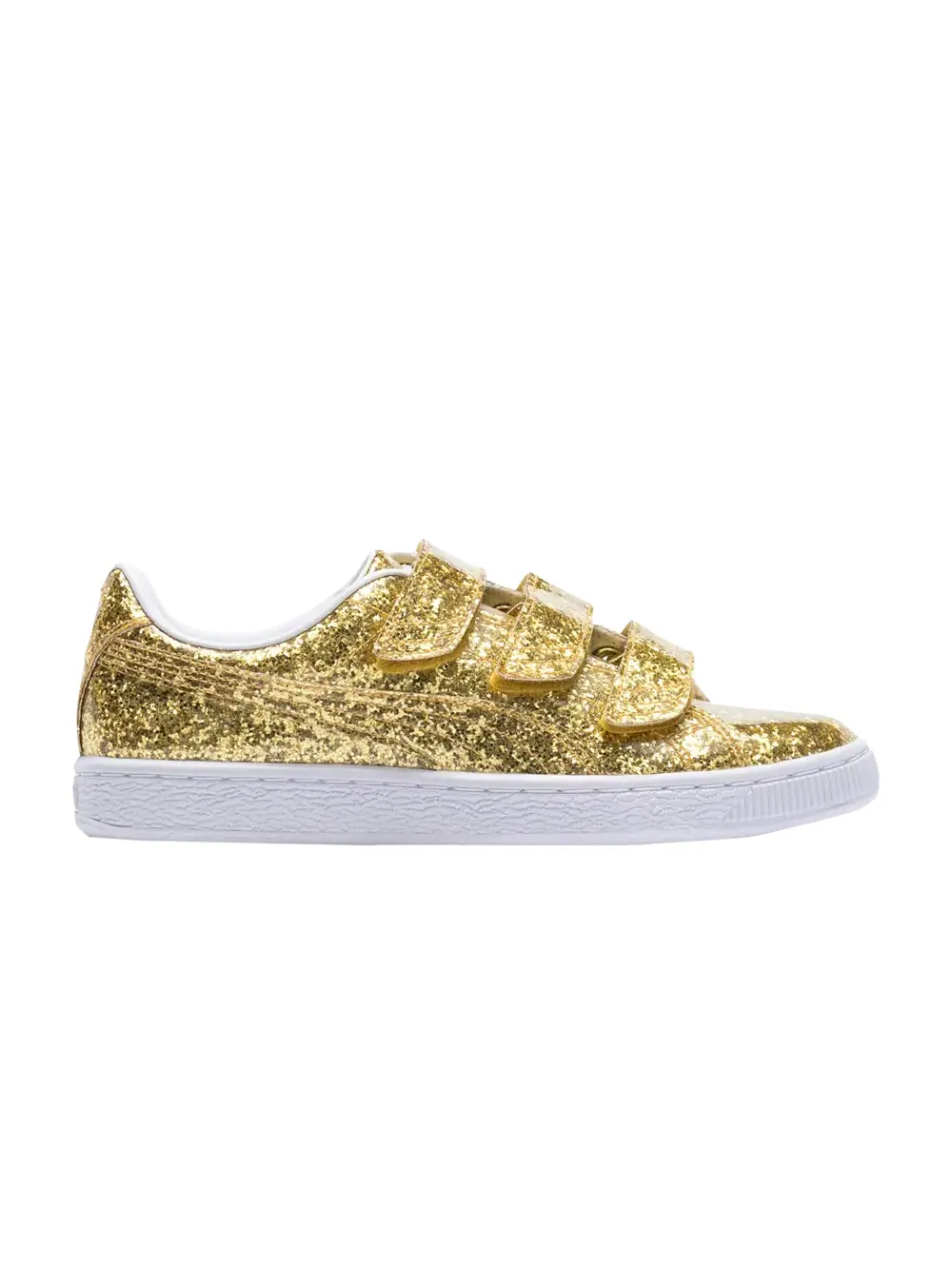 Кроссовки Wmns Basket Strap Glitter Puma — изображение 1 из 1, золото